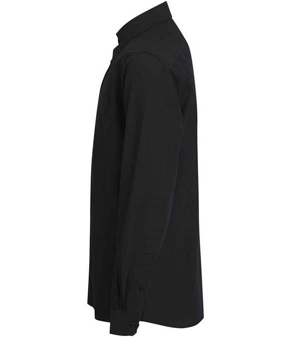 Henbury Long Sleeved Cotton Feel Coolplus&#174; Shirt