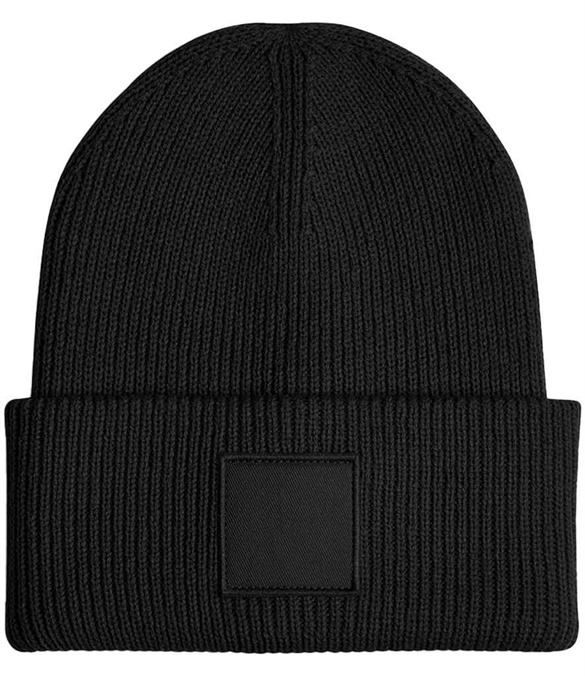 Beechfield Deep Cuff Tonal Patch Beanie