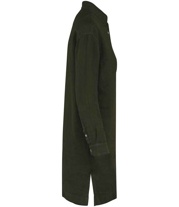 Spasso Ladies Linen Dress Shirt