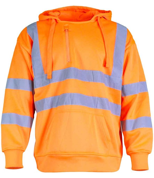 Warrior Hi-Vis Pull On Hoodie