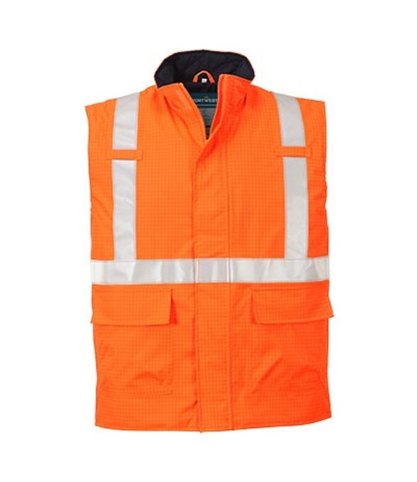 Bizflame Rain Hi-Vis FR Bodywarmer