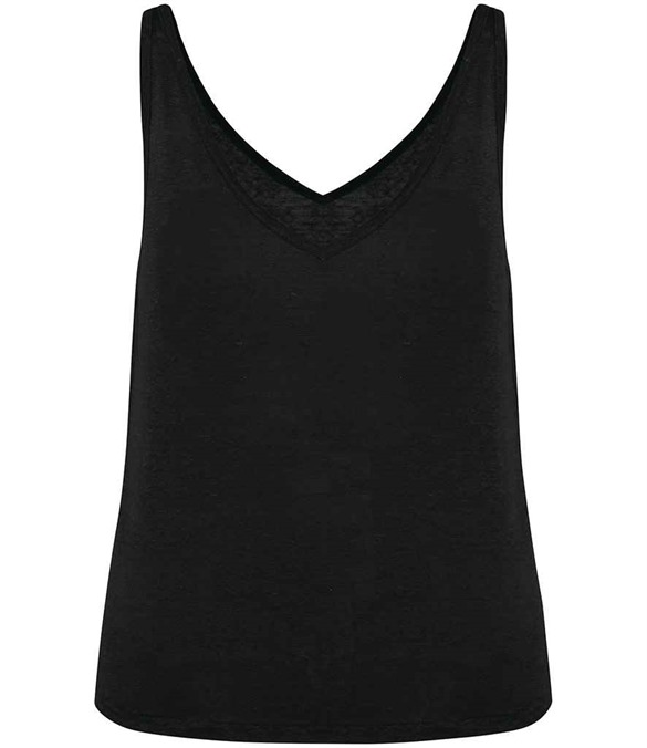 Spasso Ladies Linen Tank Top