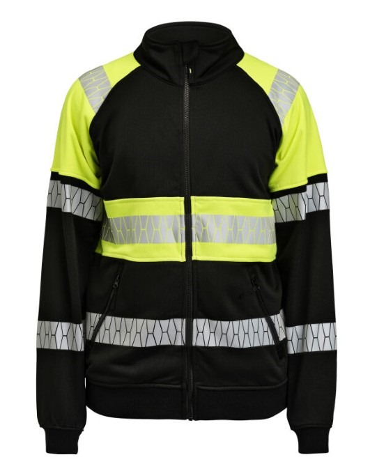 Sweatshirt Full-Zip His-Vis